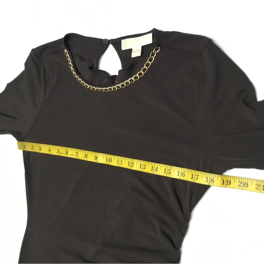 Michael Kors Long Sleeve Sheath Dress